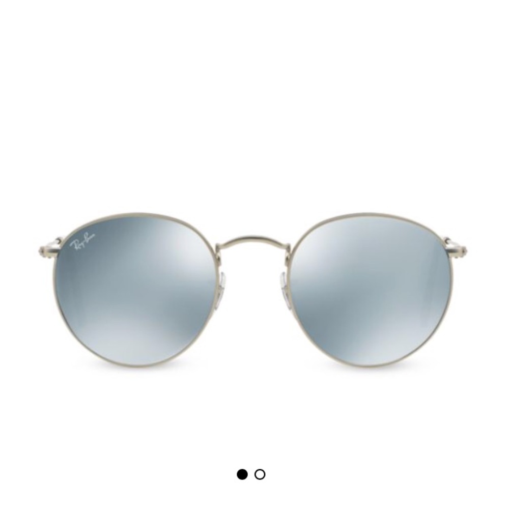 Silver Reflective Raybans Polarized